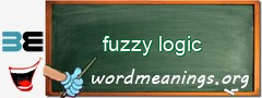 WordMeaning blackboard for fuzzy logic